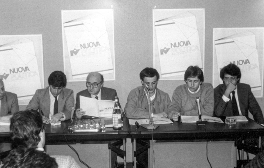 Presentazione del primo numero di Nuova Politica (Roma, maggio 1984)