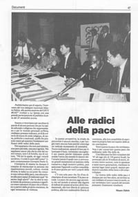 Alle radici della pace