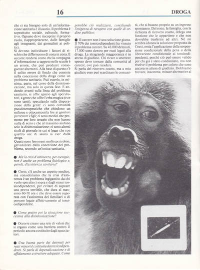 Nuova Politica - Droga: che fare?