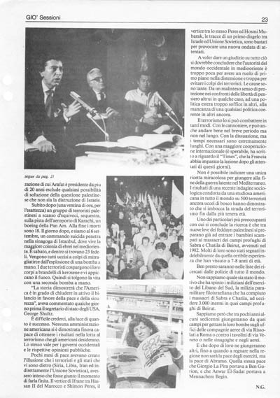 Nuova Politica - La pace di Abramo